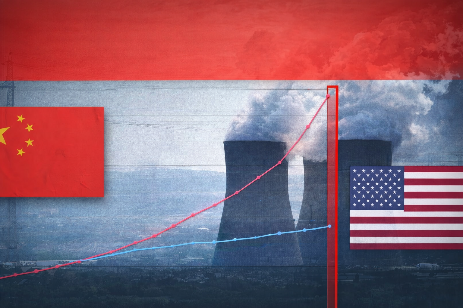 China Surges Ahead in Global Power Generation Race, Leaving the US Far Behind