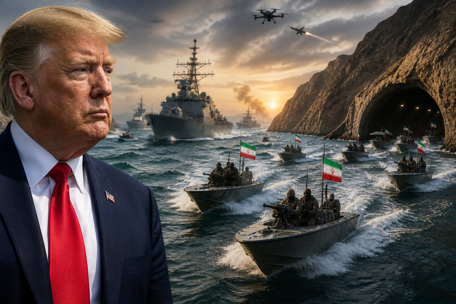 Iran’s Mosquito Fleet Raises New Threats in Strait of Hormuz as Trump Weighs Military Options