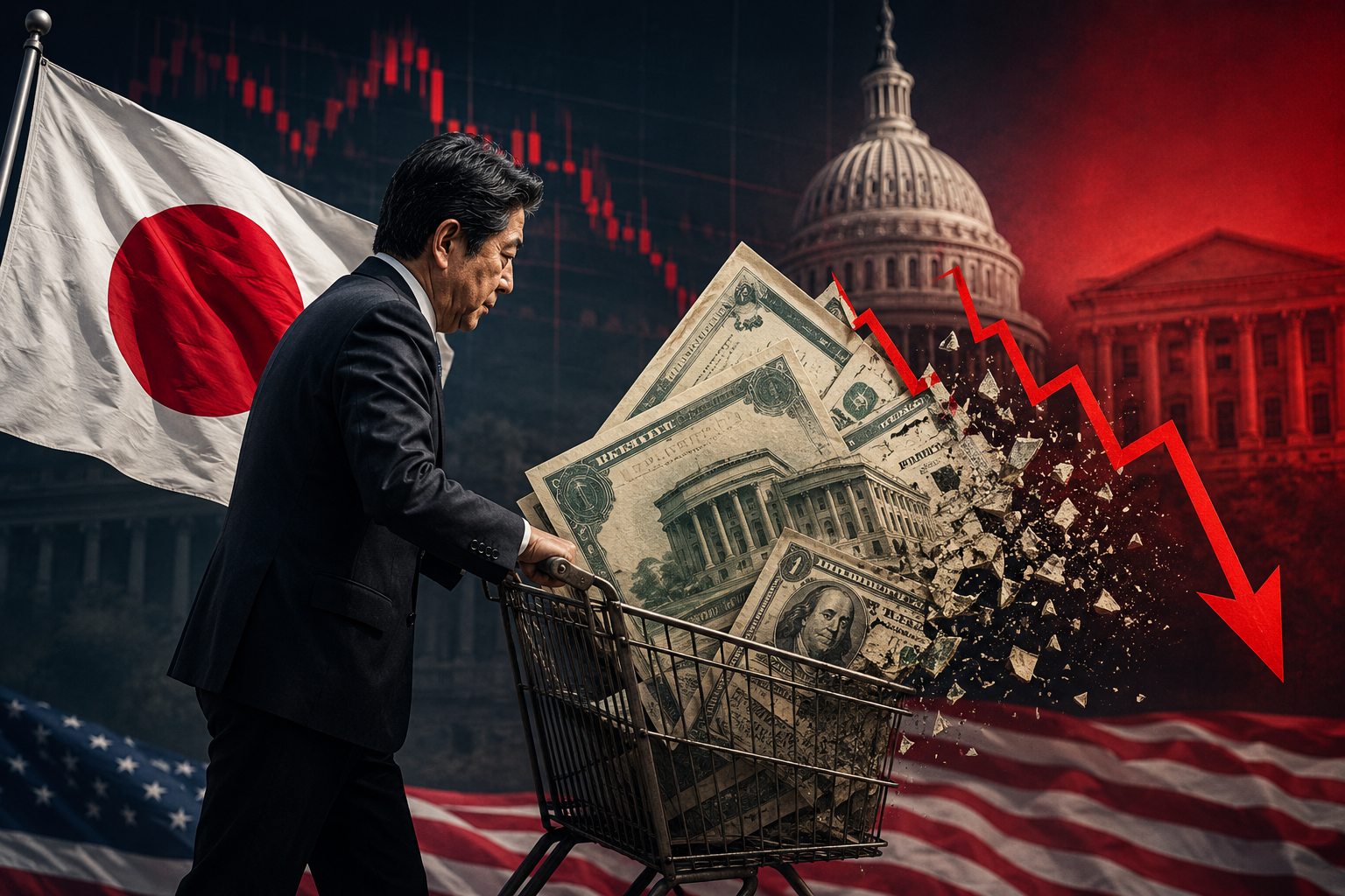 Japanese Investors Dump $29 Billion Worth US Bonds at Fastest Pace in Four Years as Inflation Fears Shake Treasury Market