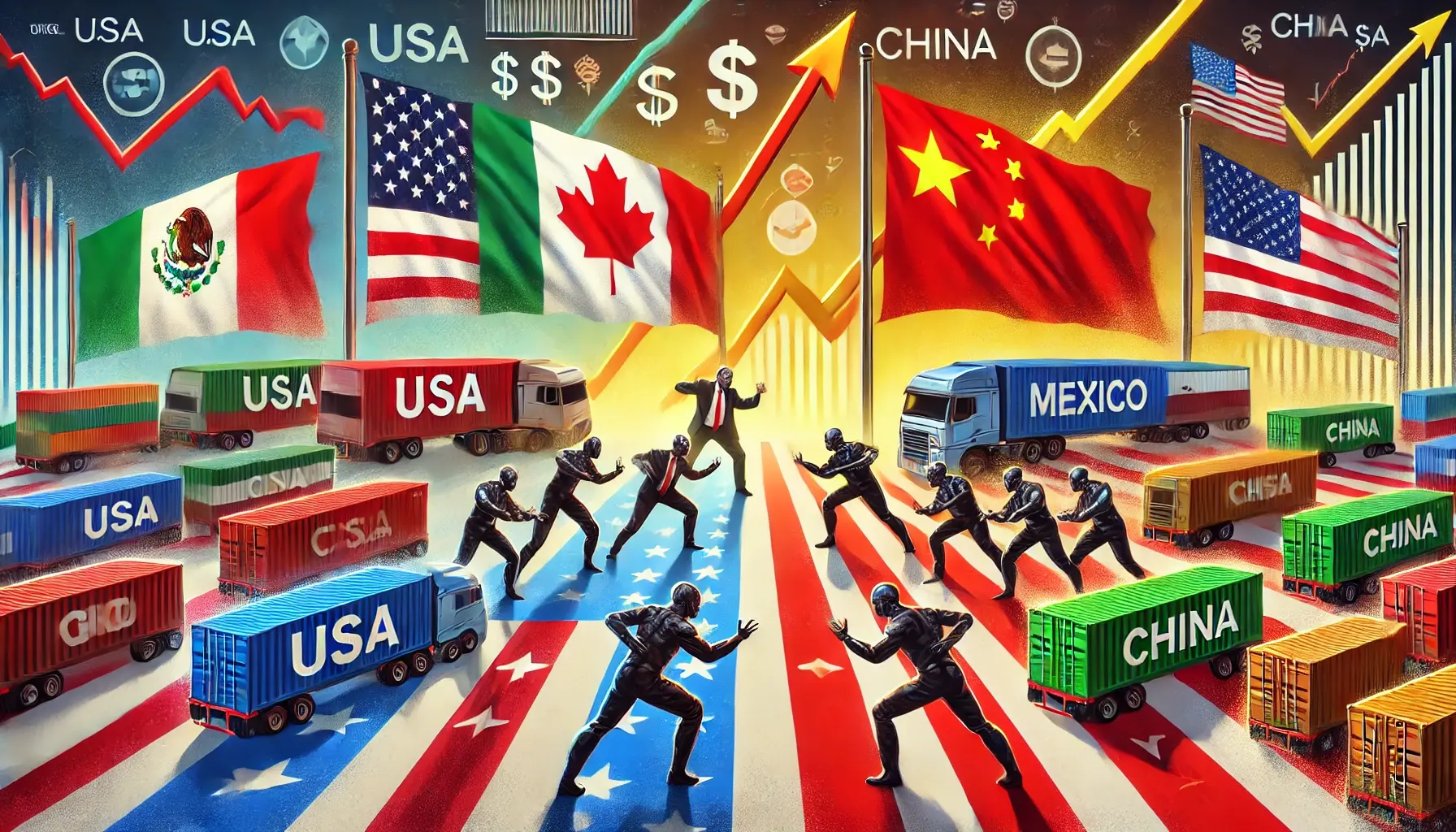 Trump Strikes Again: 25% Tariffs on Canada & Mexico, 10% on China—Trade War Heats Up!