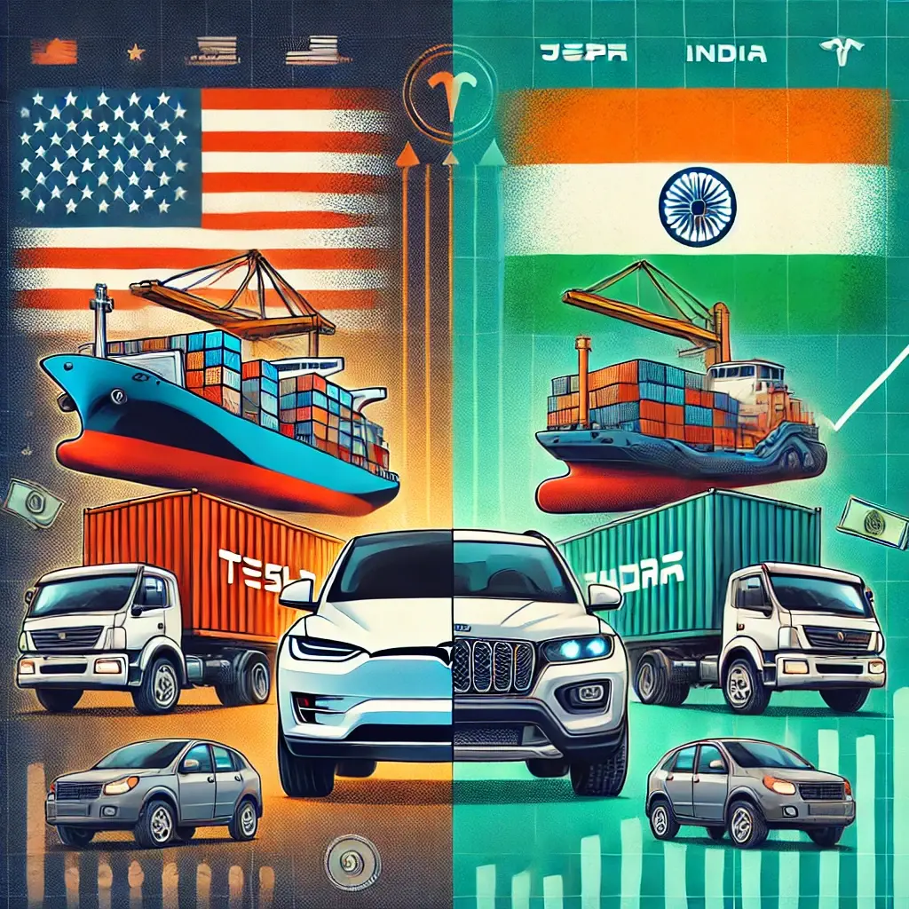 U.S. Pressures India for Zero Car Import Tariffs – A Game Changer or a Challenge?