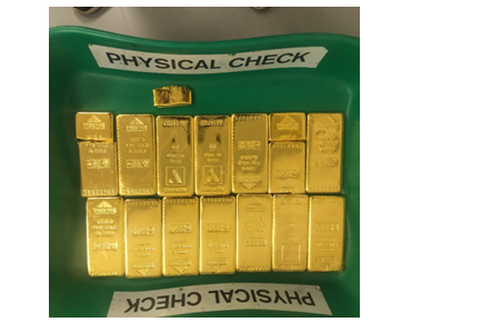Massive Gold Smuggling Racket Busted: DRI Seizes Rs. 17.29 Crore Worth of Gold and Cash at Bengaluru Airport