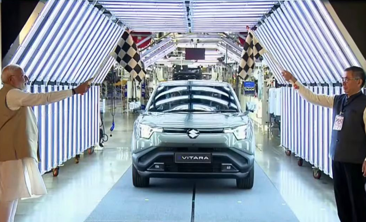 Maruti Suzuki’s eVitara: India’s First Global EV Set to Conquer 100+ Countries from Gujarat